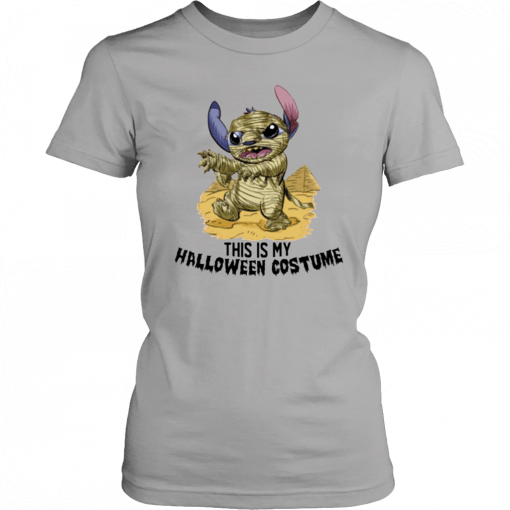 This Is My Halloween Costume Mummy Stitch Tee Shirt