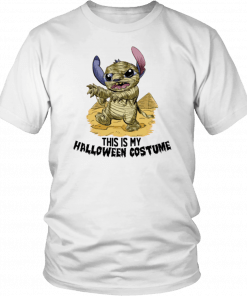 This Is My Halloween Costume Mummy Stitch Tee Shirt