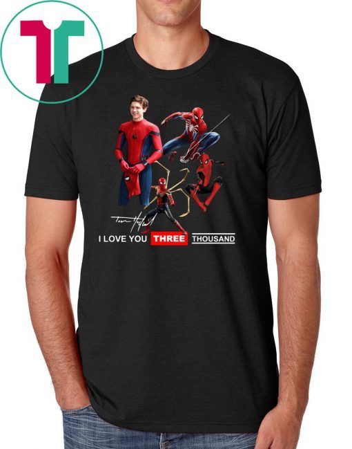 Tony parker spider-man I love you three thousand shirt