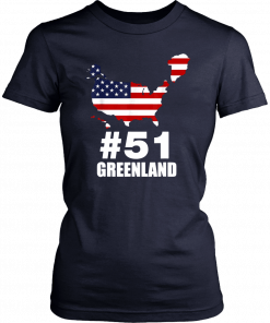 Trump Nrcc Greenland USA Vintage Flag Tee T-Shirt #51 state T-Shirt