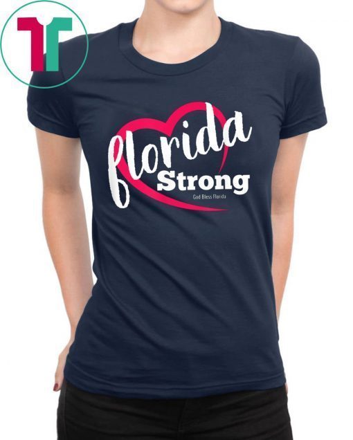 Dorian Hurricane Florida Strong Heart T-Shirt