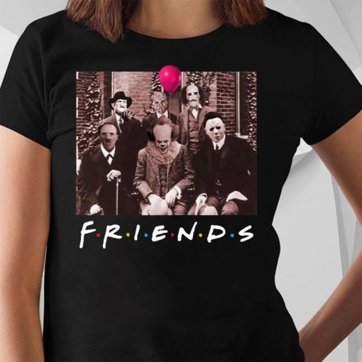 Team Psychodynamics Horror Characters Friends Shirt