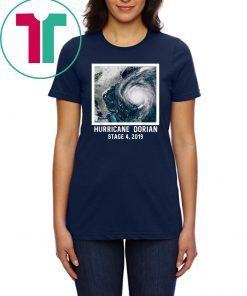 Florida Hurricane Dorian Stage 4 Natural Disaster Ocean T-Shirts