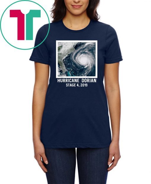 Florida Hurricane Dorian Stage 4 Natural Disaster Ocean T-Shirts