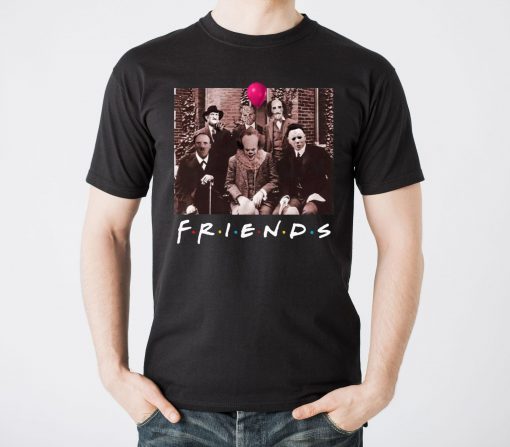 Friends IT Spooky Clown Jason Squad Horror Gift T-Shirt
