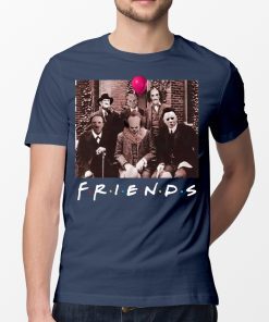 Friends IT Spooky Clown Jason Squad Horror Classic T-Shirt