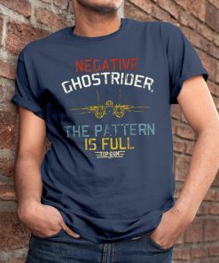 Vintage negative ghostrider the pattern is full Classic T-Shirt