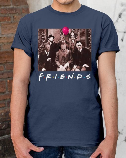 Womens Horror Halloween Team Friends Shirt