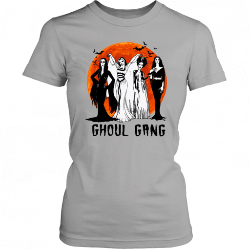 Vampira ghoul gang sunset halloween Tee Shirt