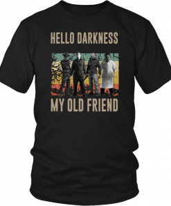 Vintage Horror Characters Hello Darkness My Old Friend Classic T-Shirt