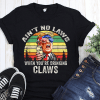 Vintage ain’t no laws when youre drinking claws trump shirt and unisex long sleeve shirt