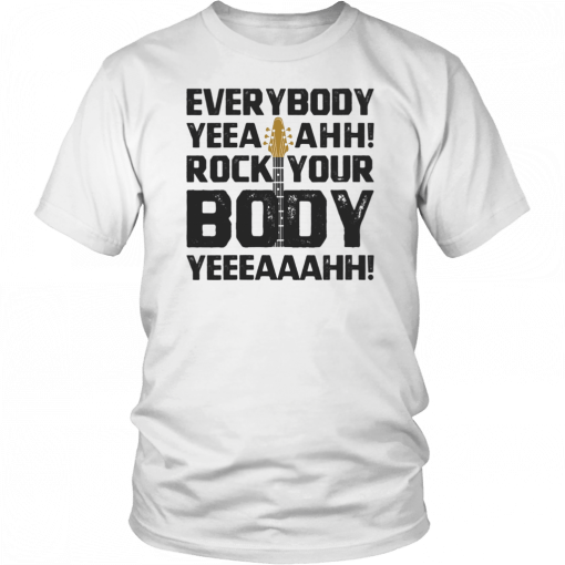 Womens Backstreet Everybody Rock Your Body Back Great Boys Music V-Neck T-Shirt