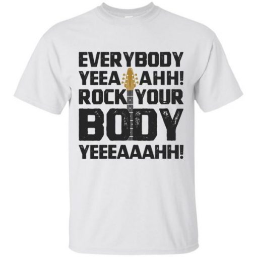 Womens Backstreet Everybody Rock Your Body Back Great Boys Music V-Neck T-Shirt
