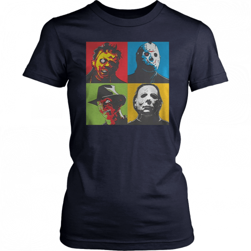 Zinko Leatherface Jason Voorhees Freddy Krueger Michael Myers Halloween T-Shirt