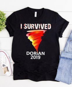 I Survived Hurricane Dorian Florida Storm Flood T-Shirt