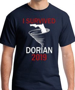 I Survived Hurricane Dorian Florida Storm Tee Shirt