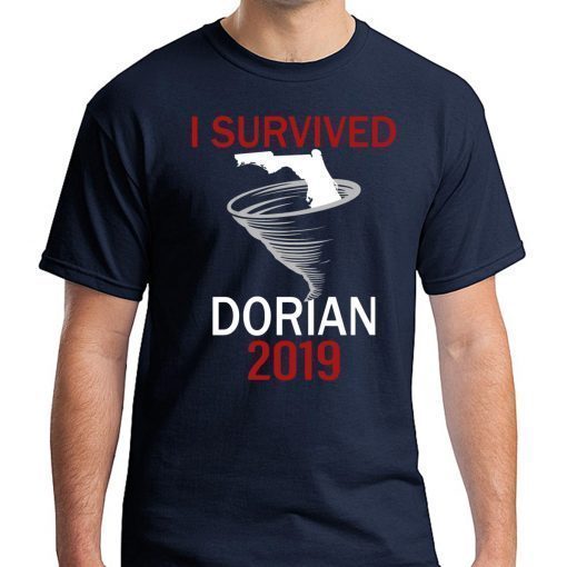 I Survived Hurricane Dorian Florida Storm Tee Shirt