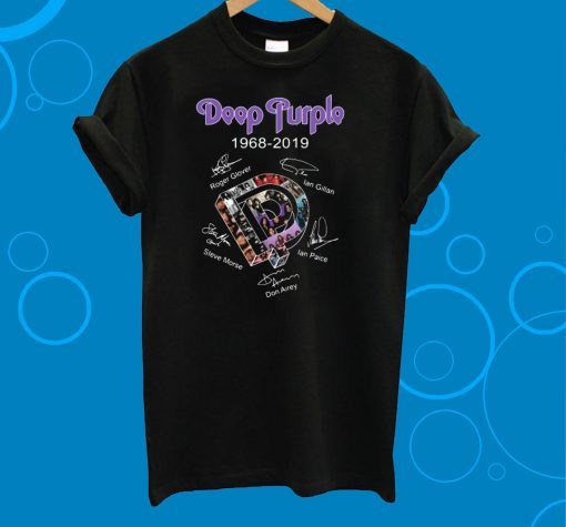 Deep Purple 1968 2019 signature T-Shirt