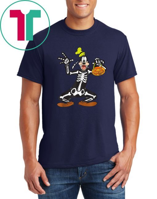 Disney Goofy Skeleton Halloween T-Shirt