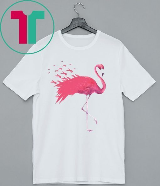 Breast Cancer Awareness Flamingo Unisex T-Shirt