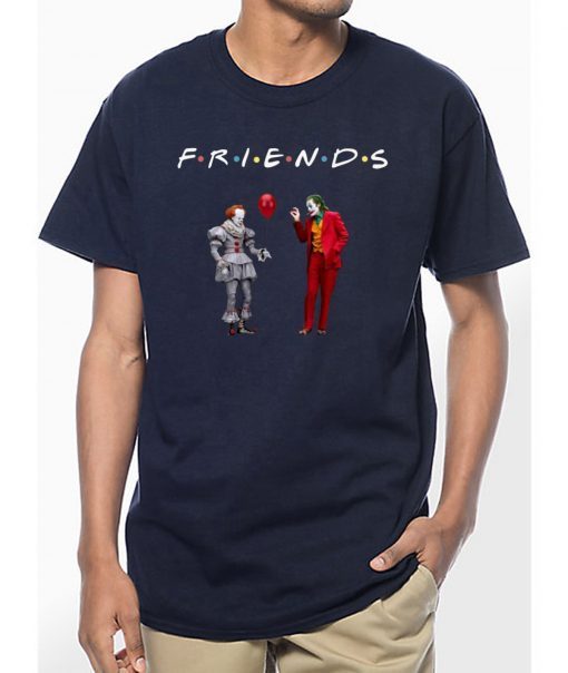 Friends Pennywise With Joker Classic T-Shirt