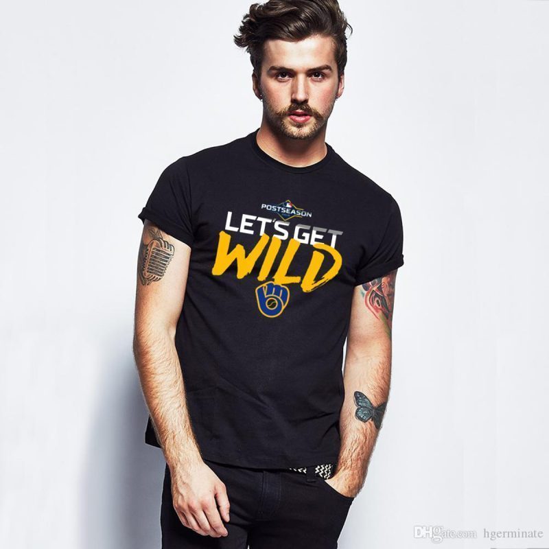 Postseason Let's get Wild Milwaukee Brewers Unisex T-Shirt