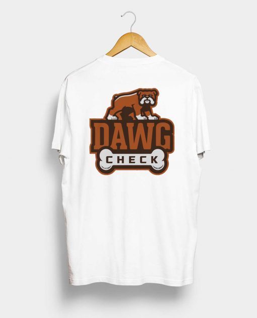 Cleveland Football Dawg Check Offcial T-Shirt