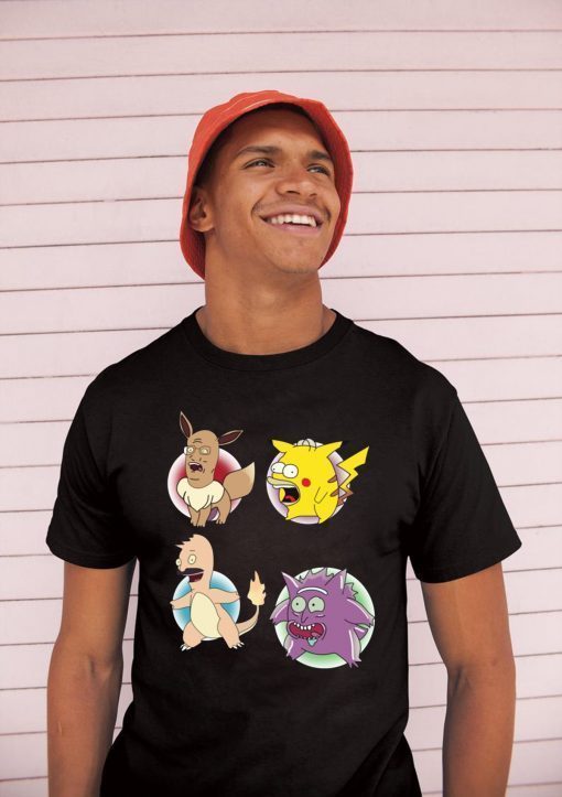 King Of The Hill Pokemon Funny Tee Shirt