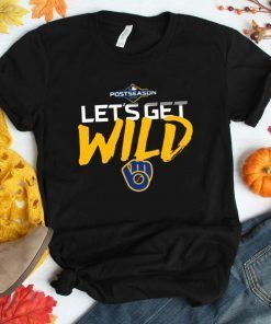 Womens Let's Get Wild Milwaukee Brewers Tee Shirt