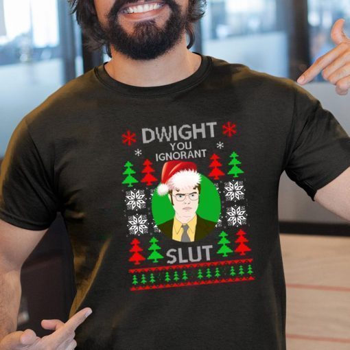 Dwight you ignorant slut Christmas T-Shirt