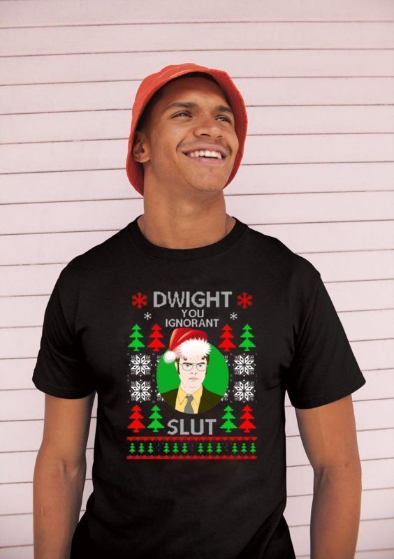 Dwight you ignorant slut Christmas T-Shirt