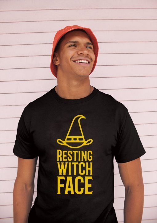 Resting Witch Face Halloween Shirt