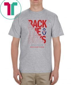 Back the Boys 2019 USA Rugby Players Squad Tee Shirt