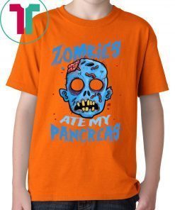 Zombies Ate My Pancreas Diabetes Awareness Halloween T-shirt