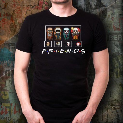 Friends Horror Movie Creepy Halloween Gift T-Shirt