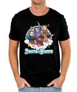 Horror movie characters scare bears Tee Shirt