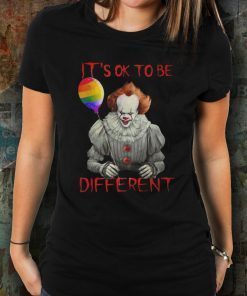 IT pennywise it's ok to be different lgbt pride T-Shirt