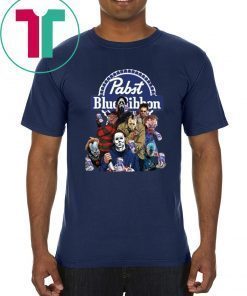 Horror Characters Pabst Blue Ribbon Shirt