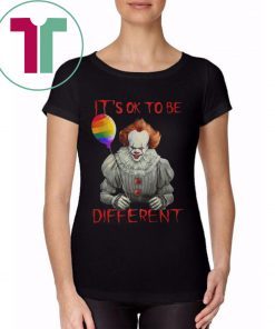 IT pennywise it's ok to be different lgbt pride T-Shirt