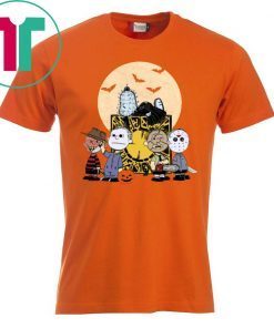 Pinhead Snoopy And Horror Peanuts Friends Halloween T-Shirt