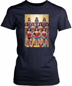 80th Anniversary Wonder Woman Through The Decades Shirt