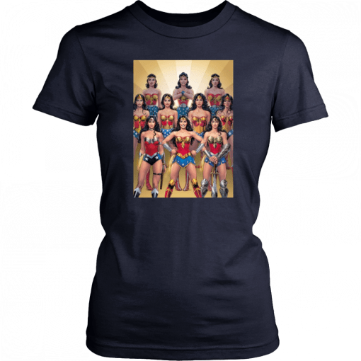 80th Anniversary Wonder Woman Through The Decades Shirt