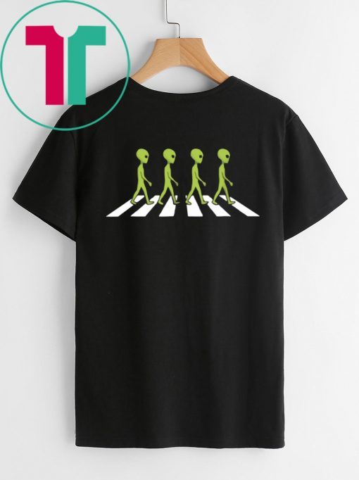 Alien On The Abbey Road Offcial T-Shirt