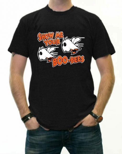 Halloween Shirts - Show Me Your Boo Bees Adult Men's T-Shirt