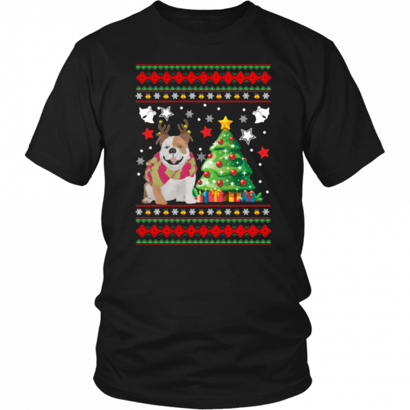 Bulldog Christmas Shirt