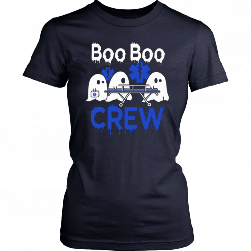 Halloween boo boo crew ghost paramedic shirts