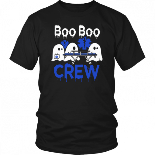 Halloween boo boo crew ghost paramedic shirts