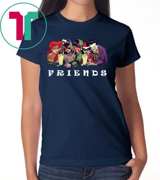 Buy DC Comics And Disney Characters Friends T-Shirt