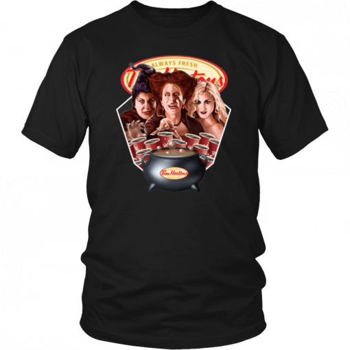 Halloween Costume Hocus Pocus Sanderson Sisters Magic Potion Tim Hortons T-Shirt