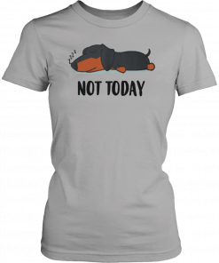 Dachshund not today T-Shirt